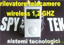 rilevatore microspie mini telecamere wireless